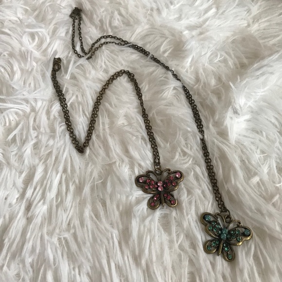 Just In 🦋 Brass Butterfly pendant & Necklace 🦋 - Picture 2 of 3
